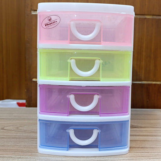 Phoenix Multi-Color 4-Step Jewelry & Stationary Storage Drawer
