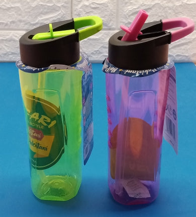 Safari Royal 750ml  Transparent Plastic Water Bottle ( Random COLORS Will Be Sent )