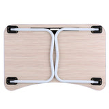 Beige Color Multi-Purpose Wooden Foldable Laptop Desk Table