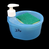 Kitchen Liquid Dishwashing Soap Dispenser With Scrub Container
