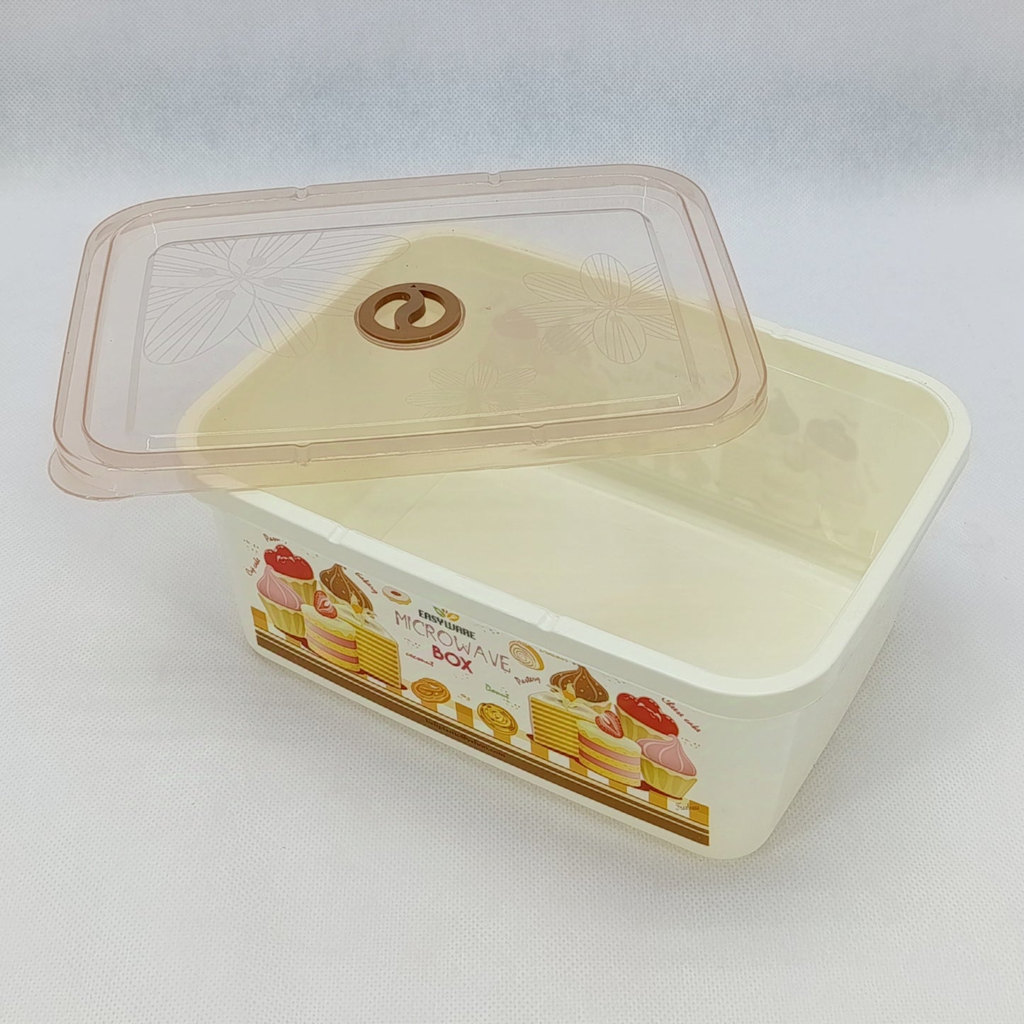Easyware Microwave Plastic Medium-Size Storage Box ( Random Colors Will be sent)