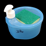 Kitchen Liquid Dishwashing Soap Dispenser With Scrub Container