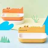 Crocodile Sticky Self-Adhesive  Wall-Mount Plastic Soap Dish (Random Colors Will be sent)