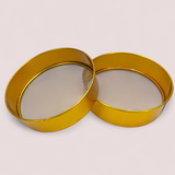 Stainless Steel Pack Of 2Pcs Small & Large Round Flour Strainer Set