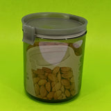 Omega Acrylic Airtight Round Shape 550ml Food Storage Container (Transparent)