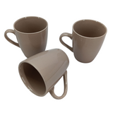 Pack Of 6pcs Daily Use Medium-Size Ceramic OFF-White Cups Set