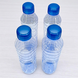 Surprise Pack Of 4pcs Plastic 1-Litre Fridge Water Bottle ( Random Colors Will Be Sent )