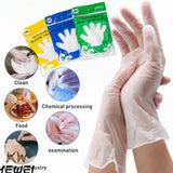 Pack Of 100pcs Multi-Purpose Disposable Plastic Hand Glove