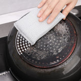 Pack Of 4pcs Silver Hard Cleaning Dish Washing Foam Sponge