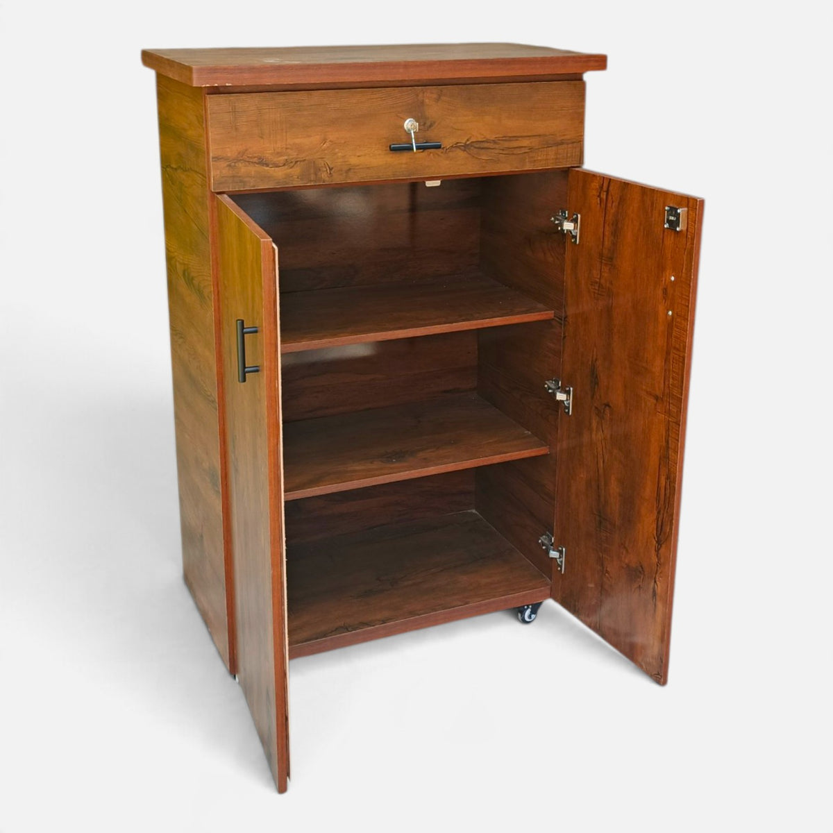Movable Wheels Storage Cupboard Rack With One Drawer