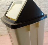 Appollo Large -Size Plastic Dust Bin With Cover (Random Colors Will Be Sent)
