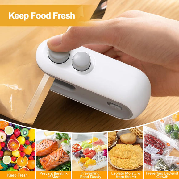 Portable Rechargeable Plastic Bag Sealing Machine Easy To Use