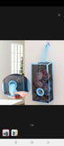 Pack Of 6pcs Small-Size Soft Water Absorbent Cotton Kitchen Cleaning Towel Cut Pieces With FREE Shopper Holder Organizer
