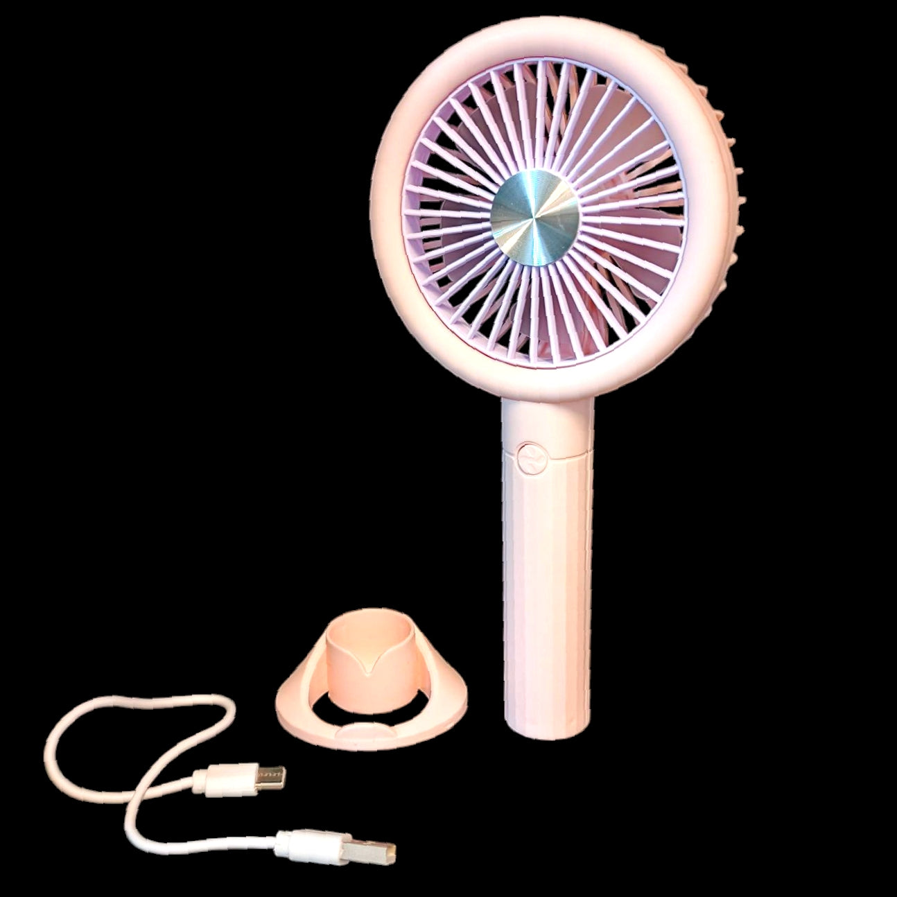 Wego Rechargeable Portable Hand Fan (2 Hours Battery Backup)