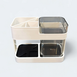 Smart Brush & Multi-Purpose Cutlery Remote Cosmetics Stationary Holder Organizer