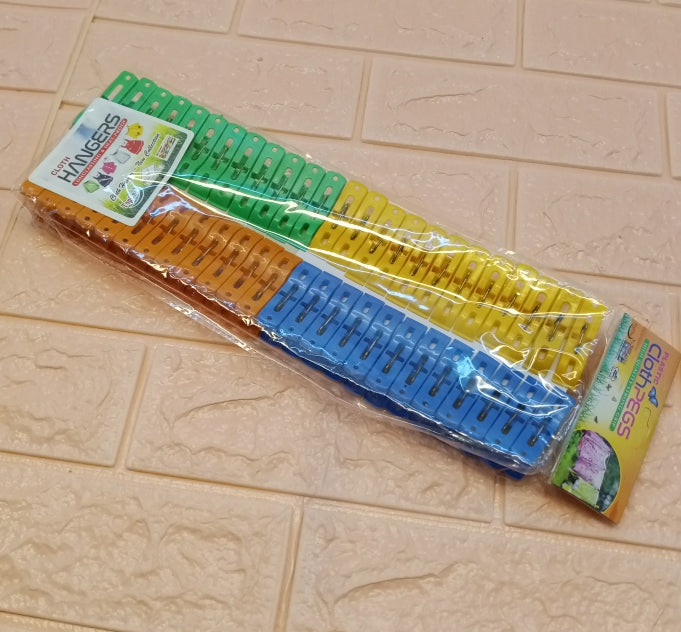 Pack Of 48pcs Plastic Laundry Small-Size Cloth Pegs Clips