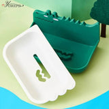 Crocodile Sticky Self-Adhesive  Wall-Mount Plastic Soap Dish (Random Colors Will be sent)