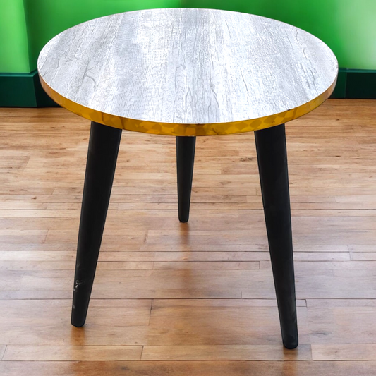 Laminated High Gloss Wooden Small Size 18-inches Diameter Corner & Centre Coffee Table