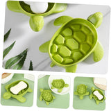 Turtle Plastic Soap Dish With Bottom Drain Holes( Random Colors Will Be Sent)