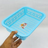 Kitchen Multi-purpose Plastic Small-Size Storage Basket (Random Colors Will be sent)