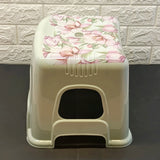 Lavenna Printed Plastic Stool New Design (Multiple Colours Will be Sent)