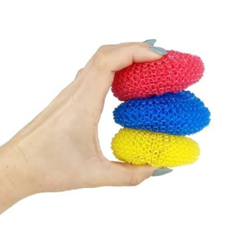 Pack Of 3pcs Multiple Colors Soft Cleaning Dish Washing or Multi-Purpose Sponge