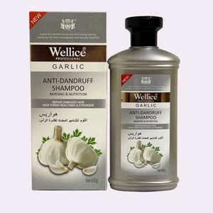 Wellice 400grm Professional Garlic Anti-Dandruff Shampoo Nourishing & Strengthen