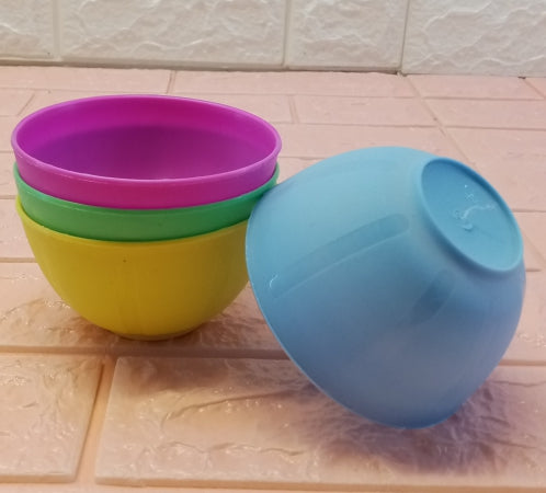 Pack of 4pcs Small Size MULTI-COLOR Kid's Plastic Piyali