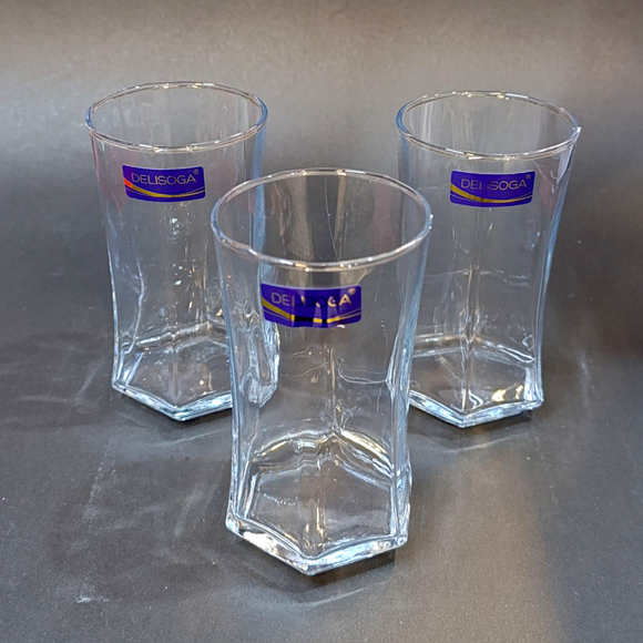 Delisoga JS7201-2 Pack Of 6pcs 330ml Glass Tumbler Set