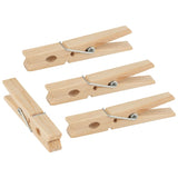 Bamboo Wooden Pack Of 20pcs Medium Size Cloth Pegs Clips