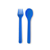 Appollo Plastic Pack Of 6pcs Spoon and Fork Spoon Set (Random Colors Will be sent)