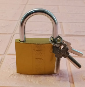 Tri-Best Metal 63mm Large-Size Lock With ( 3-Keys )