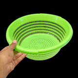 Appollo Vegetable and Fruit Medium Size Drain Plastic Basket (Random Colors Will be sent)