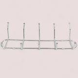 Stainless steel 5-Hook Wall Mount Screw Rail Hanger