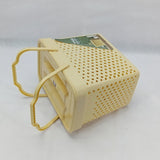 Pretty Vented Medium size Storage Basket With Lid