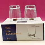 Delisoga Js3101-3 Premium 280ml 6pcs Glass Set  Capacity