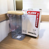Maxware Sleek 1.8-Litres Plastic Transparent Air-Tight Water Jug