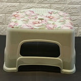 Lavenna Printed Plastic Stool New Design (Multiple Colours Will be Sent)