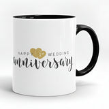 Happy Anniversary Printed High Quality Premium Ceramic 250ml Mug
