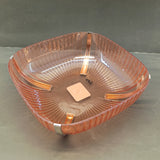 Elite Royal Fiesta Crystal Bowl Elegant Style Food Grade Material (Random Colours Will be Sent)