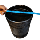 Black Coloured Small-Size Plastic Dustbin(No-1)