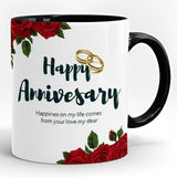 Happy Anniversary Printed High Quality Premium Ceramic 250ml Mug