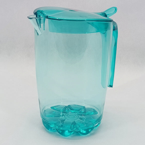 Pretty Neat 1.2-Litres Crystal Transparent Water Jug ( Random Colors Will Be Sent)