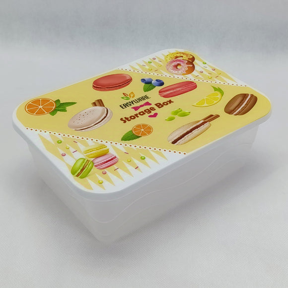 Easyware Transparent Plastic Medium-Size Storage Box ( Random Colors Will be sent)