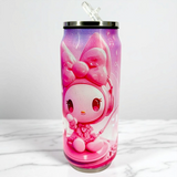 Stainless Steel 500ml Water Bottle (Random Characters Will be Sent)