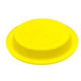 New Design Kids' Round Shape Small-Size Snack Plastic Plate (Multiple Colours Will be Sent)