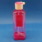 Safari 500ml Sunny Plastic Water Bottle With Straw ( Random Colors Will Be Sent)