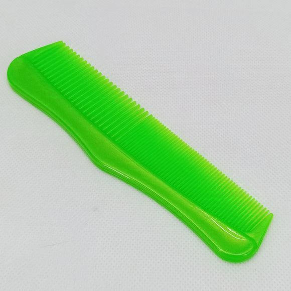 Plastic Hair Comb (Random Color Will be Sent)