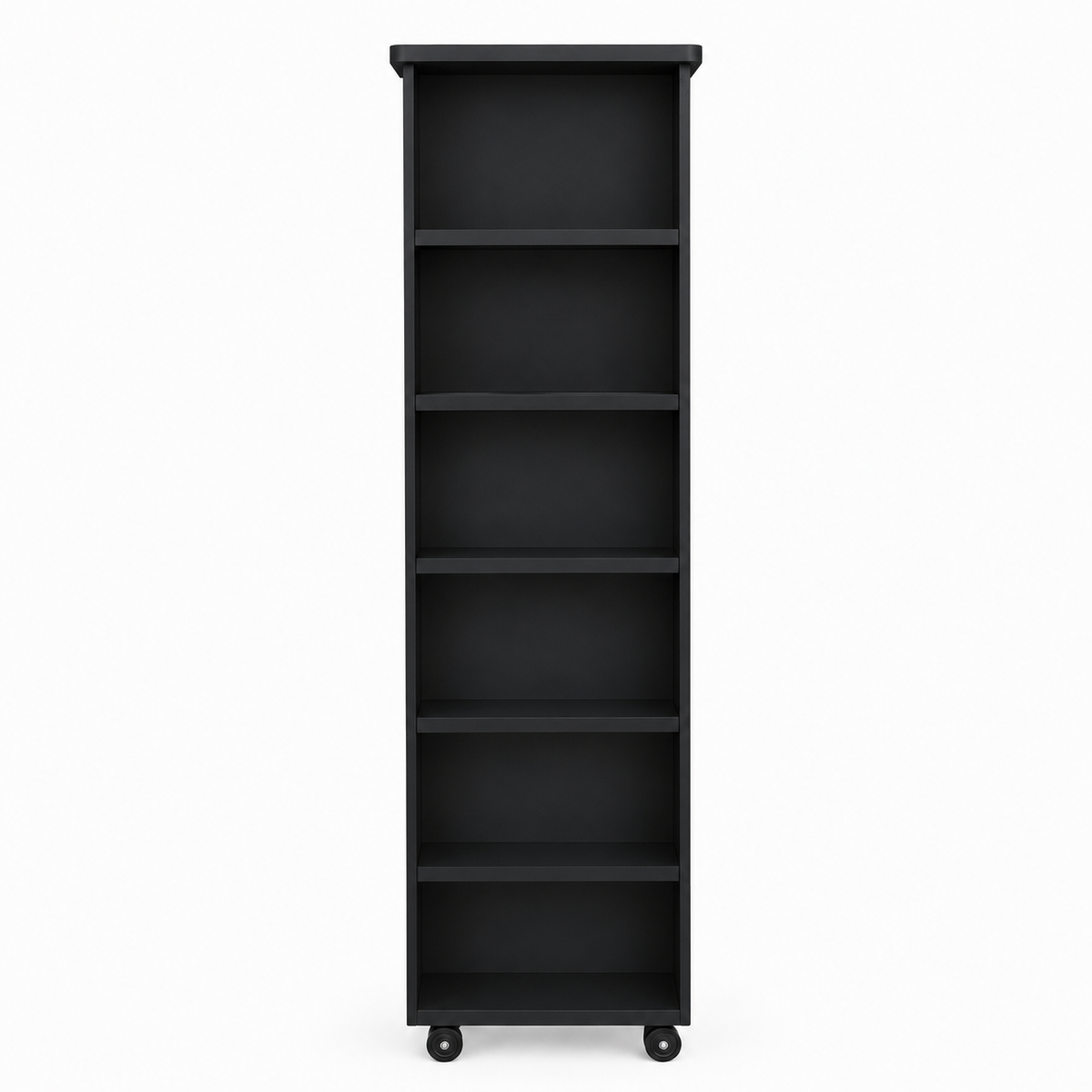 Movable Wheels Storage Cupboard Rack With Removable & Adjustable Shelves