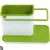 3 in 1 Multi-Purpose Caddy Kitchen Sink & Toilet Brush Organizer & Sponge Holder